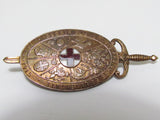 RARE WW1 TREATY OF VERSAILLES BADGE GIVEN TO JAPANESE RED CROSS REPRESENTATIVES