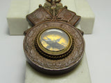 1905 RUSSO-JAPANESE WAR MEDAL COMPASS BADGE GOLDEN KITE MEIJI ERA ANTIQUE