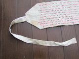NAMED "BUUNCHOKYU" WW2 JAPANESE 1000 STITCH BELT SENNINBARI WWII JAPAN MEDAL FLAG BADGE WAR ARMY NAVY