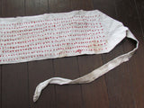 NAMED "BUUNCHOKYU" WW2 JAPANESE 1000 STITCH BELT SENNINBARI WWII JAPAN MEDAL FLAG BADGE WAR ARMY NAVY
