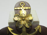 RARE! WW2 IMPERIAL JAPANESE NAVY PROFICIENCY ENGINE OPERATION BADGE WWII MEDAL