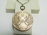 RARE ~ 1926 JAPANESE IMPERIAL VISIT BRONZE BADGE JAPAN TAISHO EMPEROR