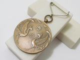 RARE ~ 1926 JAPANESE IMPERIAL VISIT BRONZE BADGE JAPAN TAISHO EMPEROR