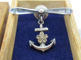 VERY RARE WW2 IMPERIAL JAPANESE NAVY AVIATOR (PILOT) BADGE WWII NAVAL CLASS REUNION