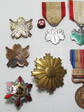 AMAZING JAPANESE MEDAL LOT ~ WW2, PRE, POST WW2 JAPANESE MEDALS & BADGES