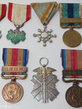 AMAZING JAPANESE MEDAL LOT ~ WW2, PRE, POST WW2 JAPANESE MEDALS & BADGES