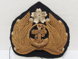 WW2 JAPANESE NAVAL OFFICER CAP BADGE WWII NAVY medal war WWII