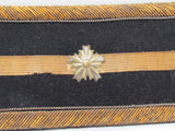 WW2 IMPERIAL JAPANESE POLICE SHOULDER BOARDS & CAP BADGE SET WWII JAPAN