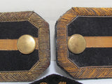 WW2 IMPERIAL JAPANESE POLICE SHOULDER BOARDS & CAP BADGE SET WWII JAPAN