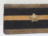WW2 IMPERIAL JAPANESE POLICE SHOULDER BOARDS & CAP BADGE SET WWII JAPAN