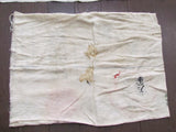 WW2 JAPANESE COMFORT BAG AND THOUSAND STITCH TENUGUI SENNINBARI WWII