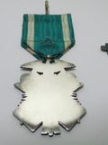RARE HALLMARK!  PRE WW2 JAPANESE MEDAL GOLDEN KITE "M" HALLMARK OSAKA MINT