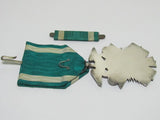 RARE HALLMARK!  PRE WW2 JAPANESE MEDAL GOLDEN KITE "M" HALLMARK OSAKA MINT