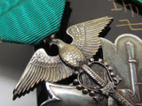 RARE HALLMARK!  PRE WW2 JAPANESE MEDAL GOLDEN KITE "M" HALLMARK OSAKA MINT