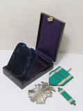 RARE HALLMARK!  PRE WW2 JAPANESE MEDAL GOLDEN KITE "M" HALLMARK OSAKA MINT