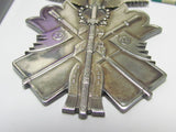 RARE HALLMARK!  PRE WW2 JAPANESE MEDAL GOLDEN KITE "M" HALLMARK OSAKA MINT