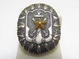 WW2 JAPANESE VET BADGE MEDAL OSAKA BRANCH WAR VETERANS ZAIGO GUNJINKAI WWII JAPAN SWORD