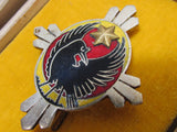 WW2 JAPANESE IMPERIAL SOLDIER RELIEF BADGE PIN ARMY NAVY FLAG MEDAL CROW WWII
