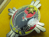 WW2 JAPANESE IMPERIAL SOLDIER RELIEF BADGE PIN ARMY NAVY FLAG MEDAL CROW WWII