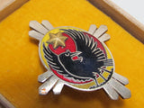 WW2 JAPANESE IMPERIAL SOLDIER RELIEF BADGE PIN ARMY NAVY FLAG MEDAL CROW WWII