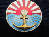 WW2 JAPANESE NAVAL ASSOCIATION MERIT BADGE RISING SUN MEDAL WWII NAVY