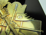 SILVER CASE INSCRIPTION! WW2 JAPANESE MEDAL GOLDEN KITE 6TH CLASS WWII JAPAN SILVER ORDER GOLD
