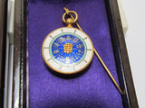RARE EARLY 1900's ANTIQUE JAPANESE NAVY FLEET FUNDING BADGE COMPASS WAR MEDAL SHIP JAPAN RUSSO