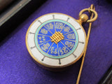 RARE EARLY 1900's ANTIQUE JAPANESE NAVY FLEET FUNDING BADGE COMPASS WAR MEDAL SHIP JAPAN RUSSO