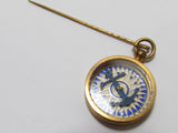 RARE EARLY 1900's ANTIQUE JAPANESE NAVY FLEET FUNDING BADGE COMPASS WAR MEDAL SHIP JAPAN RUSSO
