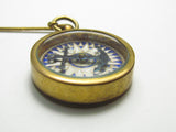 RARE EARLY 1900's ANTIQUE JAPANESE NAVY FLEET FUNDING BADGE COMPASS WAR MEDAL SHIP JAPAN RUSSO