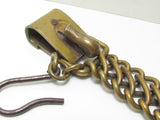 SUPER RARE! WW2 JAPANESE ARMY OFFICER SWORD CHAIN HANGER WWII JAPAN GUNTO BELT WAR