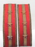 WW2 JAPANESE ARMY CAPTAIN OFFICER SHOULDER BOARDS WWII Epaulette
