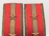 WW2 JAPANESE ARMY CAPTAIN OFFICER SHOULDER BOARDS WWII Epaulette