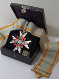 WW2 JAPANESE MEDAL ORDER OF THE SACRED TREASURE 3RD CLASS SILVER GOLD WWII JAPAN