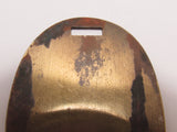 ADMINISTRATIVE OFFICER! WW2 JAPANESE ARMY DOG TAG ARMY BRASS ID JAPAN MEDAL BADGE WWII