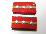 LOT OF IMPERIAL JAPANESE ARMY SERGEANT SHOULDER BOARDS & RANK INSIGNIA WWII