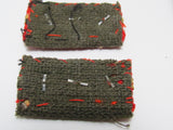 LOT OF IMPERIAL JAPANESE ARMY SERGEANT SHOULDER BOARDS & RANK INSIGNIA WWII