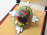 EXCELLENT WW2 JAPANESE IMPERIAL SOLDIER RELIEF BADGE ARMY VETERAN SILVER Medal CROW WWII
