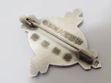 EXCELLENT WW2 JAPANESE IMPERIAL SOLDIER RELIEF BADGE ARMY VETERAN SILVER Medal CROW WWII