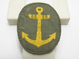 WW2 JAPANESE NAVY GARRISON CAP PATCH BADGE WWII