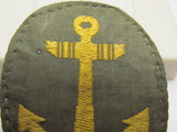 WW2 JAPANESE NAVY GARRISON CAP PATCH BADGE WWII