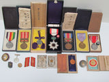 AMAZING JAPANESE MEDAL LOT ~ WW2, PRE, POST WW2 JAPANESE MEDALS & BADGES