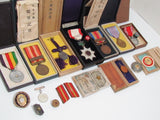 AMAZING JAPANESE MEDAL LOT ~ WW2, PRE, POST WW2 JAPANESE MEDALS & BADGES