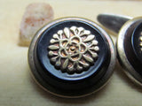 EXTREMELY RARE! 1935 WW2 JAPANESE MANCHURIAN EMPEROR VISIT CUFF LINK SET OSAKA, JAPAN