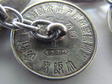 EXTREMELY RARE! 1935 WW2 JAPANESE MANCHURIAN EMPEROR VISIT CUFF LINK SET OSAKA, JAPAN
