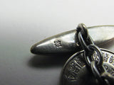 EXTREMELY RARE! 1935 WW2 JAPANESE MANCHURIAN EMPEROR VISIT CUFF LINK SET OSAKA, JAPAN