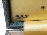 EXTREMELY RARE! 1935 WW2 JAPANESE MANCHURIAN EMPEROR VISIT CUFF LINK SET OSAKA, JAPAN