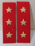 WW2 IMPERIAL JAPANESE ARMY SHOULDER BOARDS RANK TAB MEDAL BADGE SET LOT WAR WWII