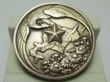 RARE ONE! 1936 IMPERIAL JAPANESE ARMY JAPAN SPECIAL MANEUVERS BRONZE TABLE MEDAL HOKKAIDO