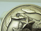 RARE ONE! 1936 IMPERIAL JAPANESE ARMY JAPAN SPECIAL MANEUVERS BRONZE TABLE MEDAL HOKKAIDO